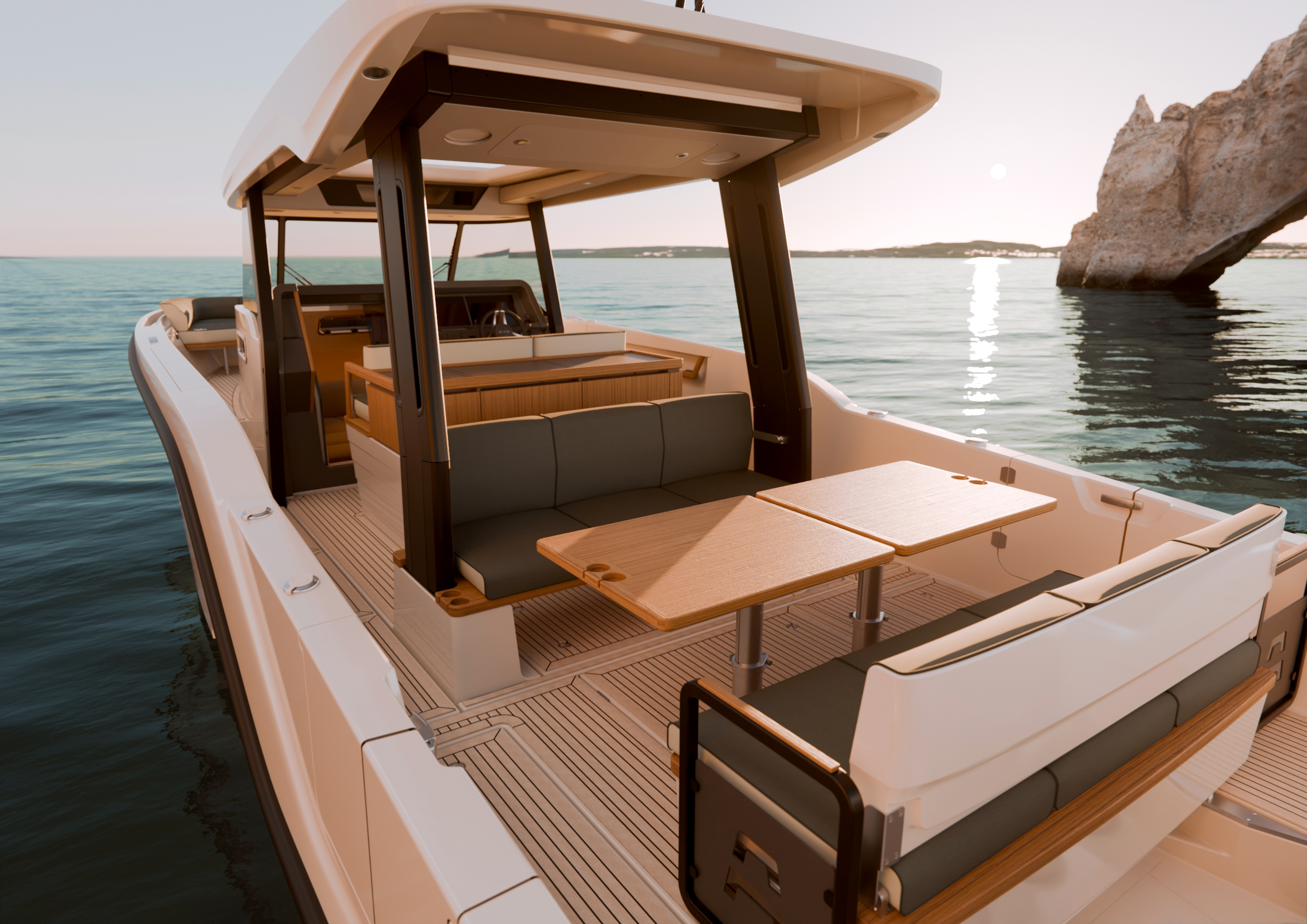 Sunfinder 38 pilothouse